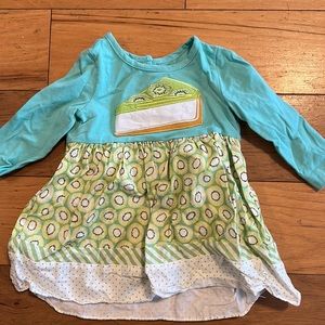 RicRacRuffle 12 month Kiwi Pie Tunic
